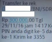 Contoh Sms Banking Mandiri Uang Keluar